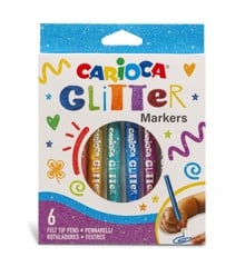 Carioca - Glitter Tusser, 6 stk