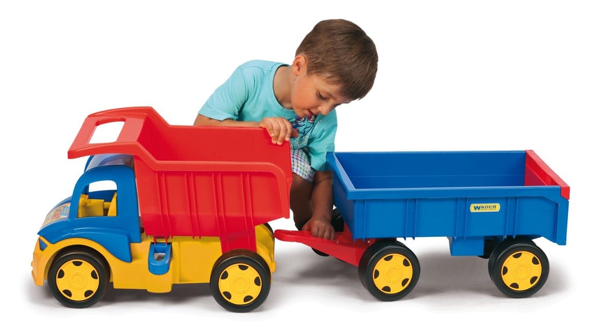 Wader - Huge Truck w. Trailer (55 cm) (41197)