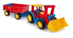 Wader - Huge Tractor w. Tipper & Trailer (41199)