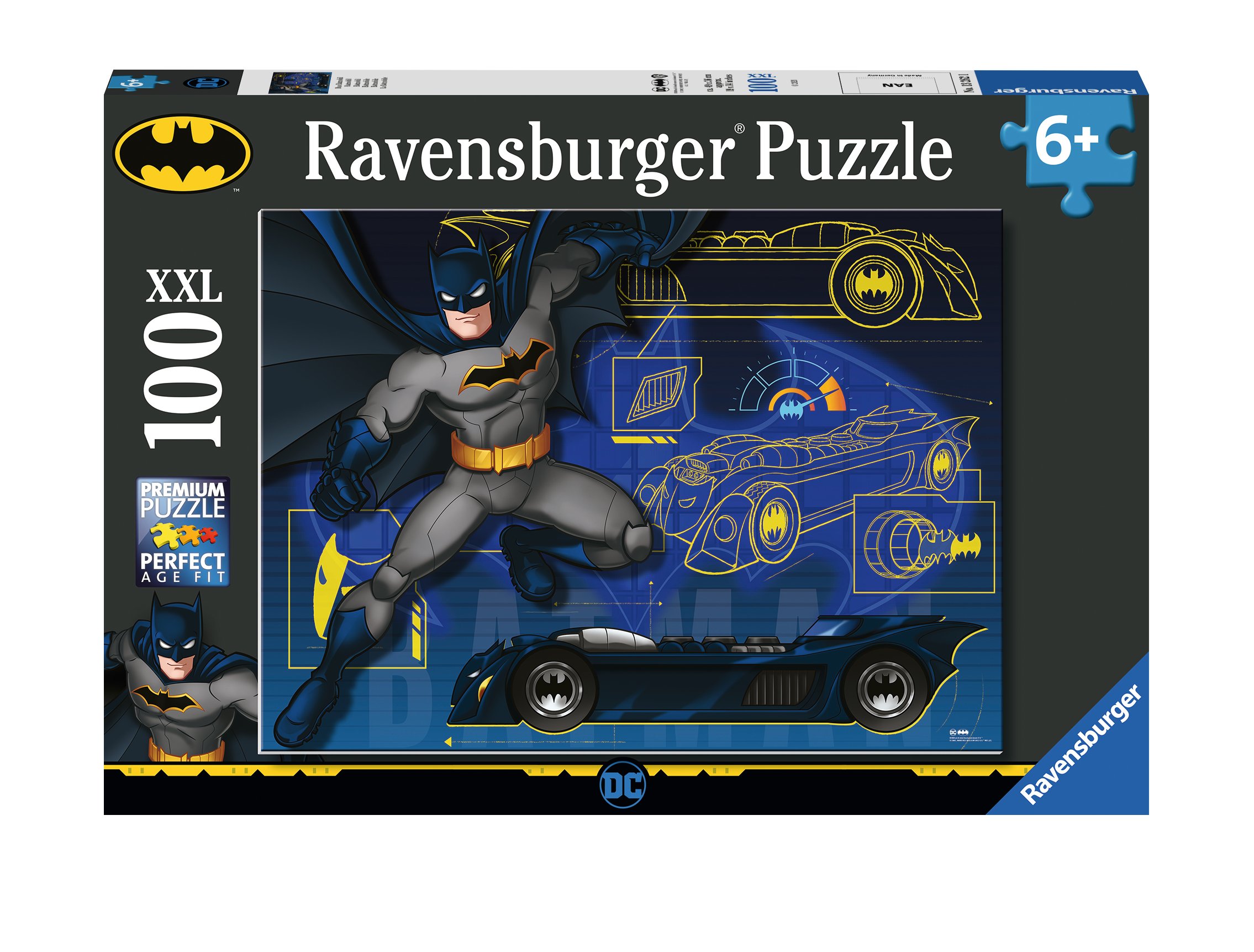 Ravensburger - Batman And Batmobile 100p - 13262 - Leker