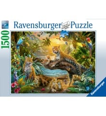 Ravensburger - Leopard Family In The Jungle 1500p - 17435