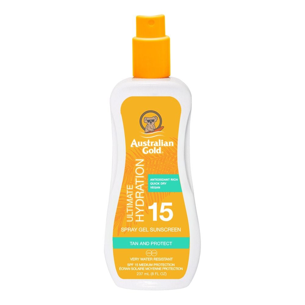 Australian Gold - Ultimate Hydration Spray Gel SPF 15 237 ml - Solcreme