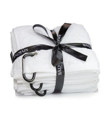 Balmain Paris - White Session Towel with Carabiner 30 x 50 cm 3-Pack