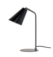 Dyberg Larsen - Oswald black / brushed steel table lamp (7270)