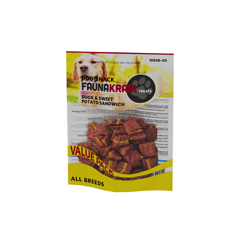 Faunakram -  Duck Sweet potato sandwich snack 300g