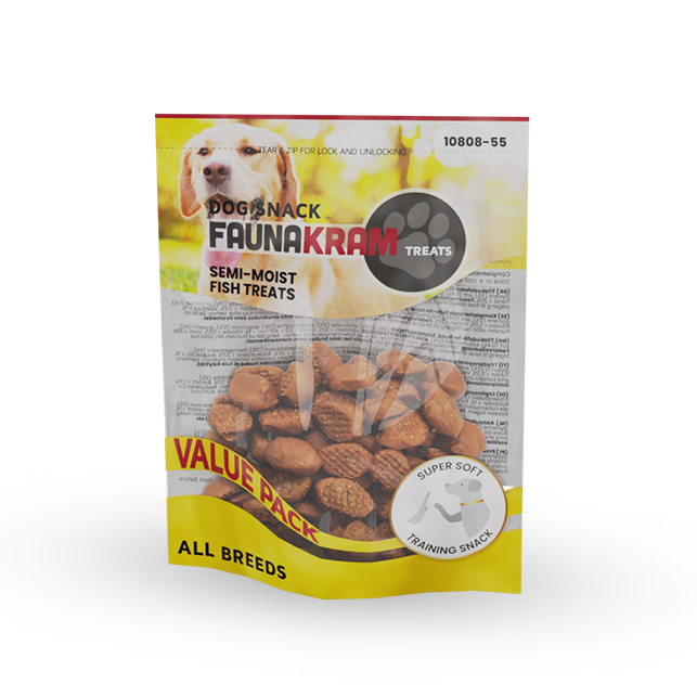 Køb Faunakram Snack Semi-moist Fish Treats 300g