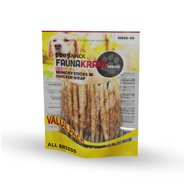 Faunakram - Snack munchy stick w. chicken 300 g. - ( 10-808-65)