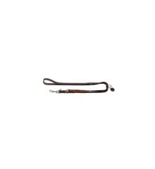 Hunter - Training leash Solid Education Cord 20/200, dark brown/orange - (69325)