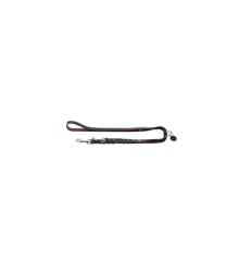 Hunter - Training leash Solid Education Cord 20/200, dark brown/turquoise - (69326)