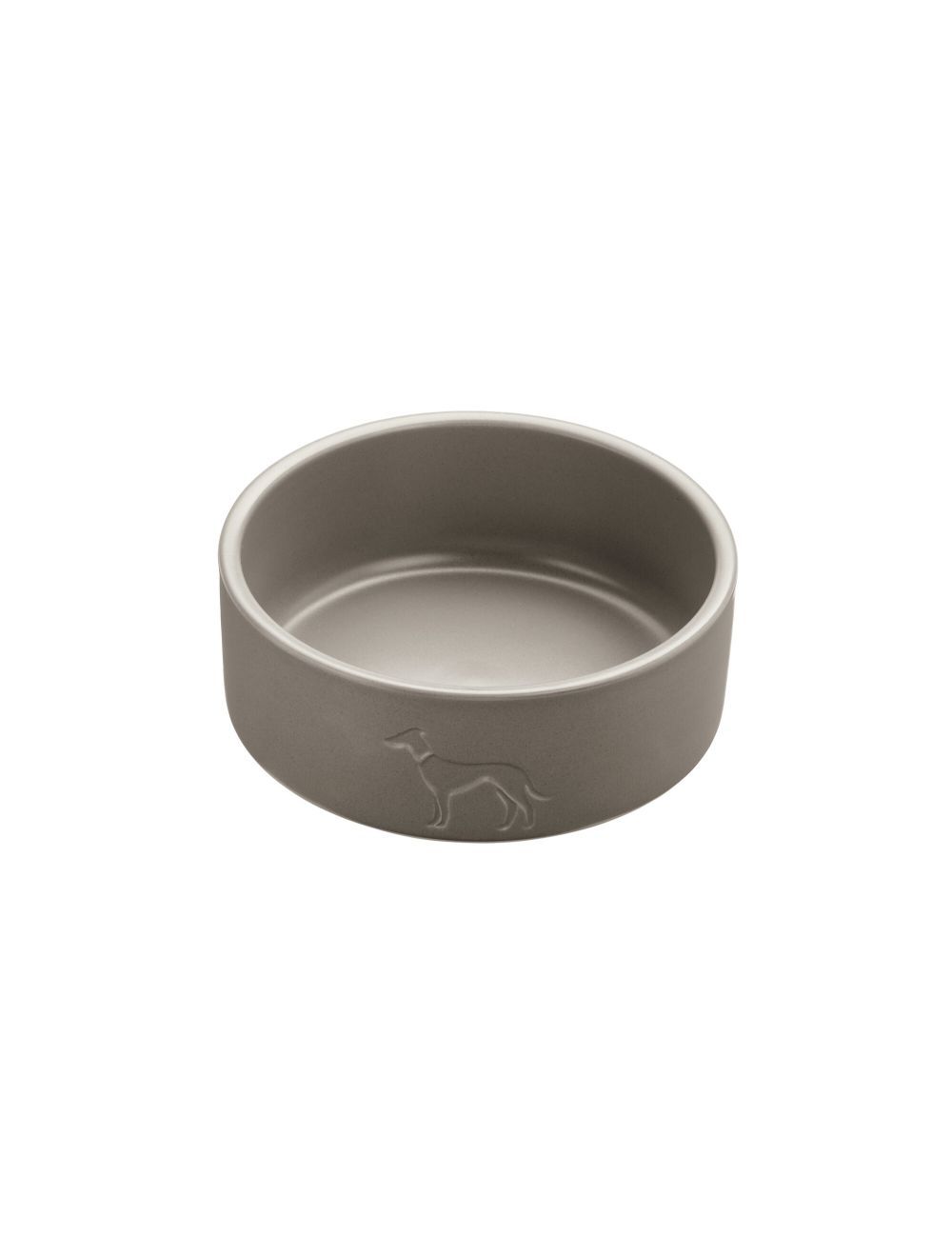 Hunter - Dogbowl ceramic Osby 350 ml, taupe - (68983) - Kjæledyr og utstyr