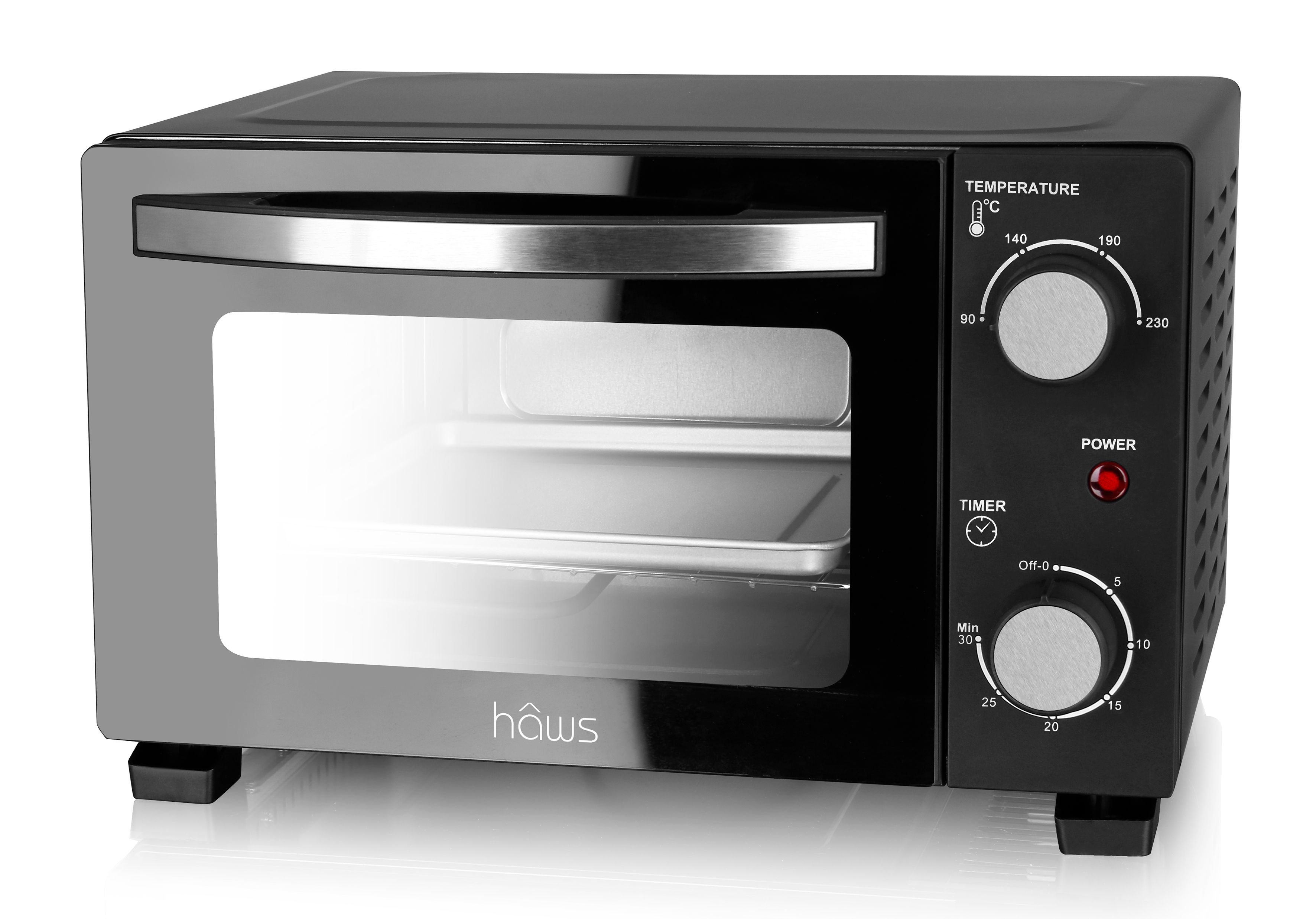 Haws - Mini Oven 10 Liters, top and bottom heat , up to 230 Degrees, 800W - Hjemme og kjøkken