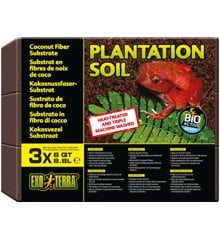 EXOTERRA - Plantation Soil 3 X 8.8L Tropical Substrate  - (222.5091)