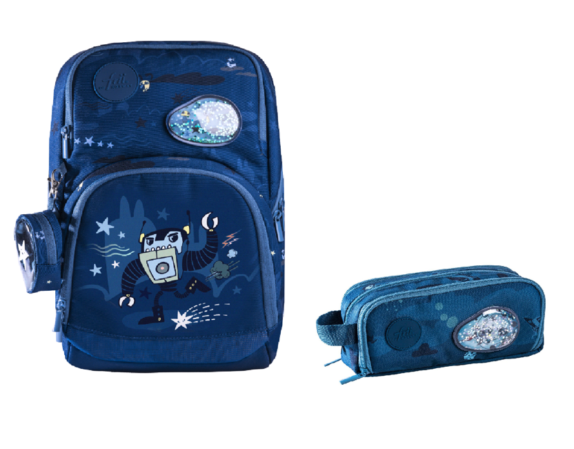 Frii of Norway - 22L Expand School Bag Set - Robot Game