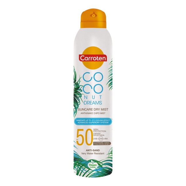 Carroten - Carroten Dry Mist SPF 50 Coconut Dreams 200 ml - Sonnencreme