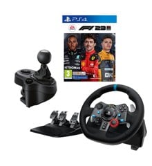 Logitech - G29 Driving Force PS3/PS4/PS5 +  Driving Force Shifter With F1 23  For PS4 - Bundle