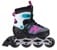 Skatelife - Inline Skates Adjustable - Black/Pink (Size 30-33) (SKL-SKA-0064) thumbnail-2