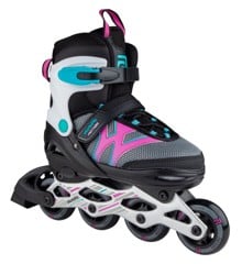 Skatelife - Inline Skates Adjustable - Black/Pink (Size 30-33) (SKL-SKA-0064)