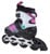 Skatelife - Inline Skates Adjustable - Black/Pink (Size 30-33) (SKL-SKA-0064) thumbnail-4