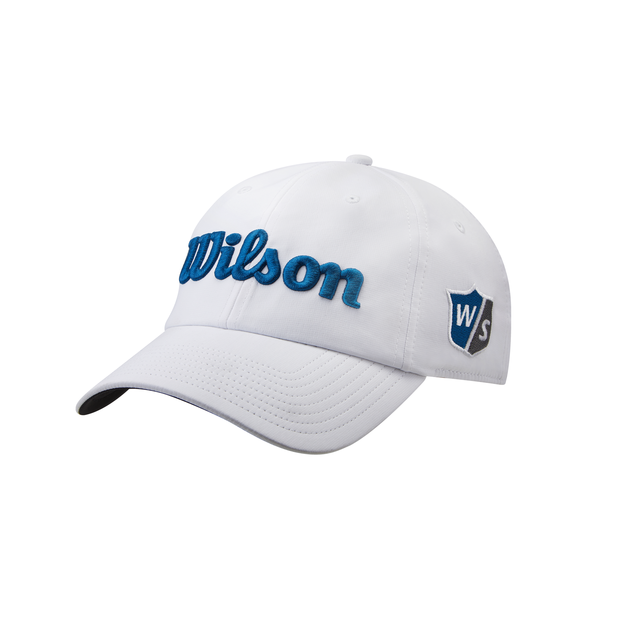 #3 - Wilson - Pro Tour Hat - White & Navy Blue
