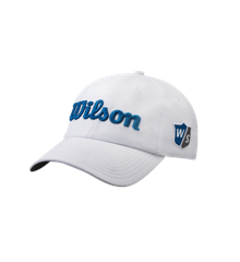 Wilson - Pro Tour Hat - White & Navy Blue