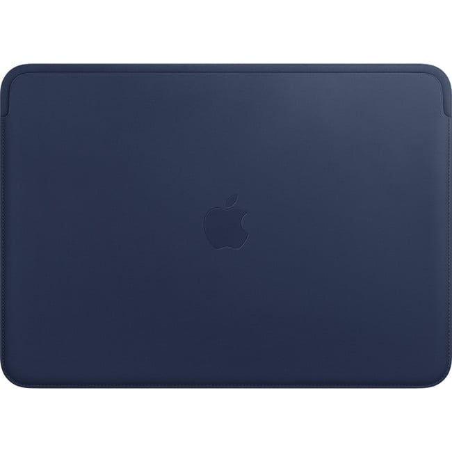 Apple - Leather Notebook sleeve 13" Midnight Blue