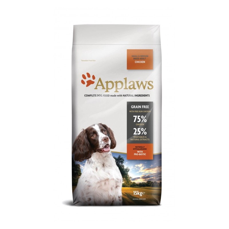 Applaws - Hundemad - S & M race - Kylling - 15 kg