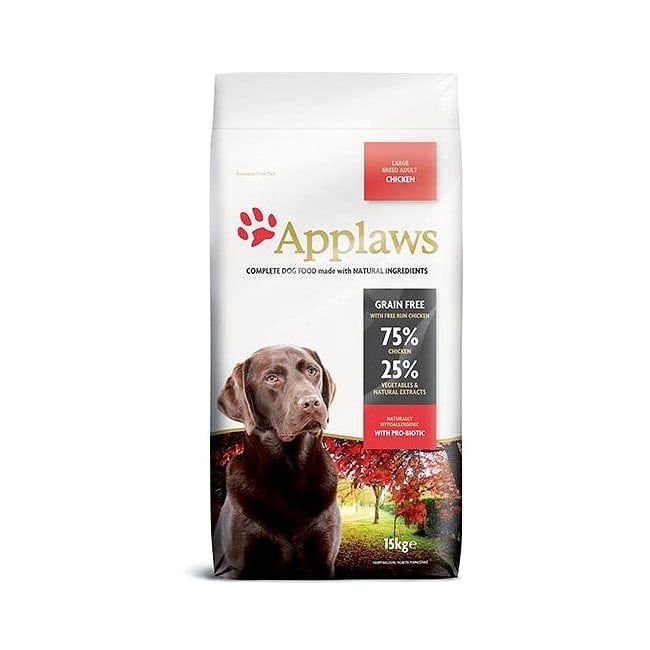 Applaws - Hundemad - Stor race - Kylling - 15 kg