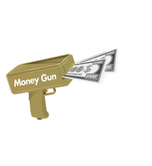 Pocket Money - Money Gun Incl. Paper Money 100 pcs (570305)