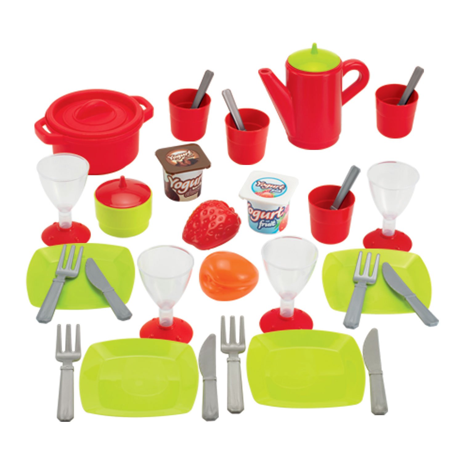Ecoiffier - Eating set with accessories in box (I-2603) - Leker