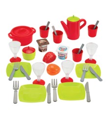 Ecoiffier - Eating set with accessories in box (I-2603)