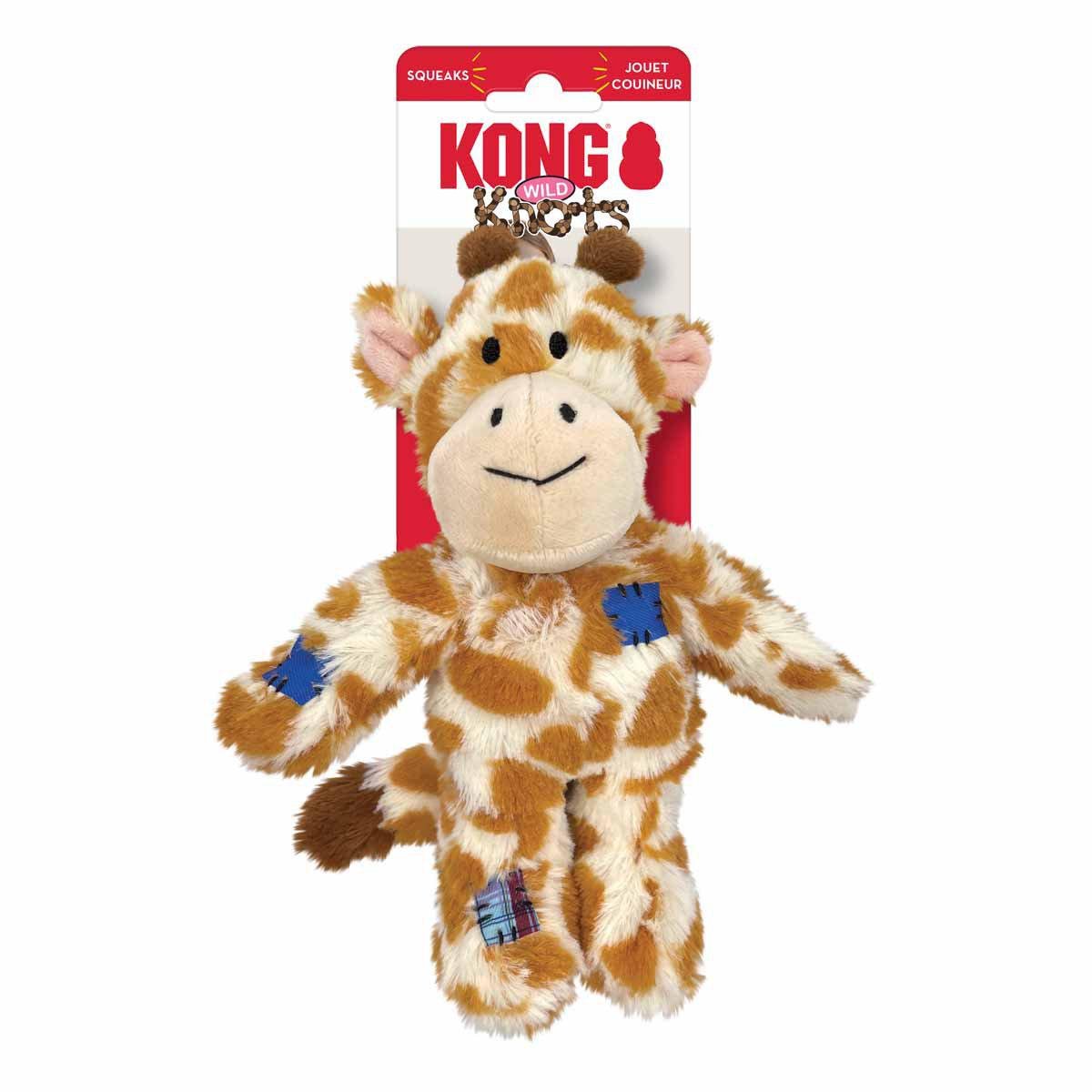 KONG - Wild Knots Giraffe Squeak Toy S/M (634.7370)