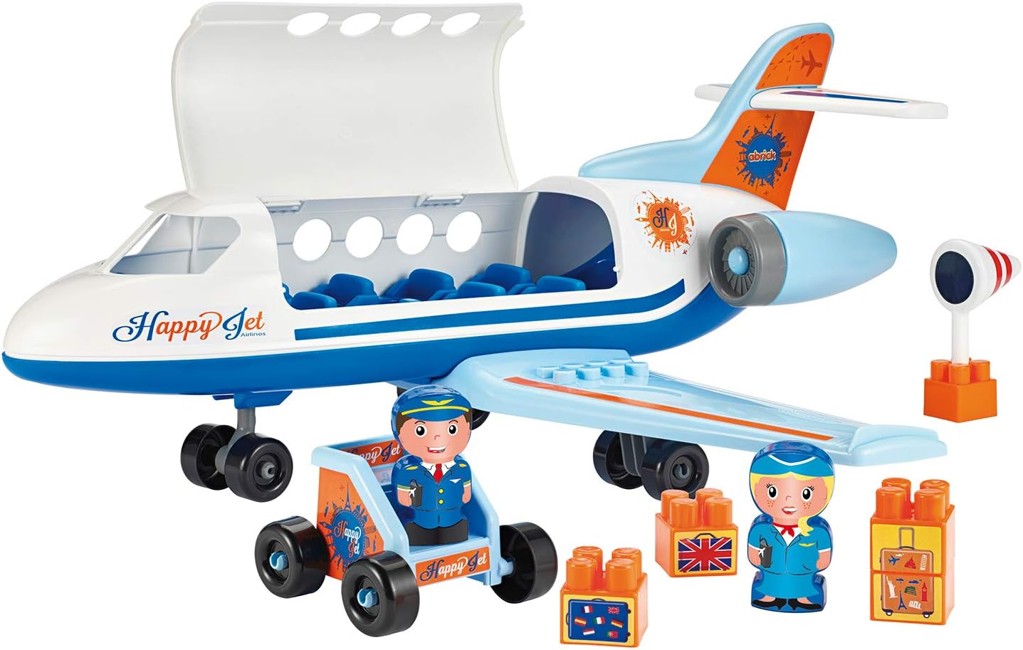 Abrick - Airplane w. figures & accessories (I-3155)