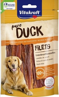 Vitakraft - BLAND 4 FOR 119 - DUCK andekødsstrimler 80gr