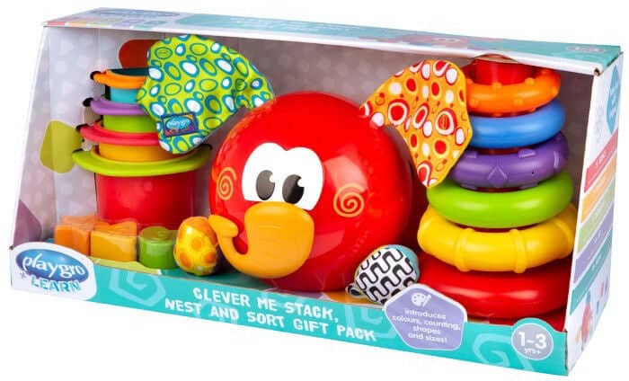 Playgro - Clever Me Stack Sort And Nest - (14088282) - Leker