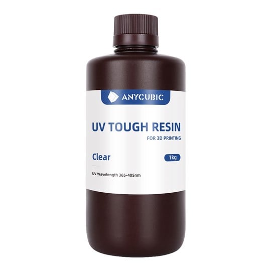 Anycubic - Flexible tough Resin For FDM Printers - 0,5L Clear - Datamaskiner