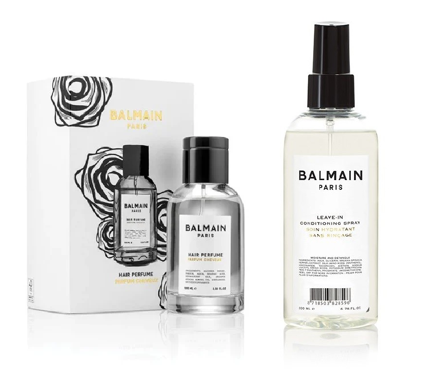 Balmain Paris - Limited Edition Touch of Romance Signature Frag Hair Perfume 100ml + Balmain Paris - Leave In Conditioning Spray 200 ml - Skjønnhet