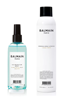 Balmain Paris - Sun Protection Spray 200 ml + Balmain Paris - Session Spray Strong 300 ml