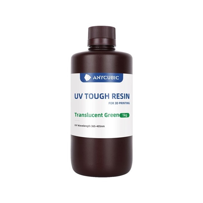 Anycubic - Flexible Tough Resin For FDM Printers - 1L Transluscent Green