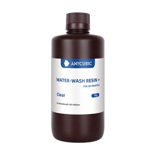 Anycubic - Water Wash Resin For FDM Printers 0,5L - Clear - Datamaskiner
