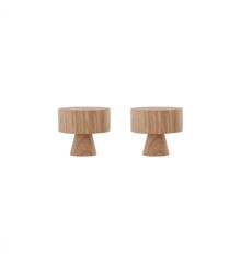 OYOY Living - Pin Hook / Knob Large - Pack of 2 - Nature (L10188)