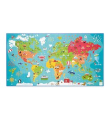 Scratch Europe - Puzzle XXL - WORLD MAP - (466181076)