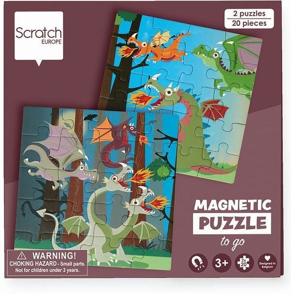 Scratch Europe - Magnetic puzzle book - (466181160) - Leker