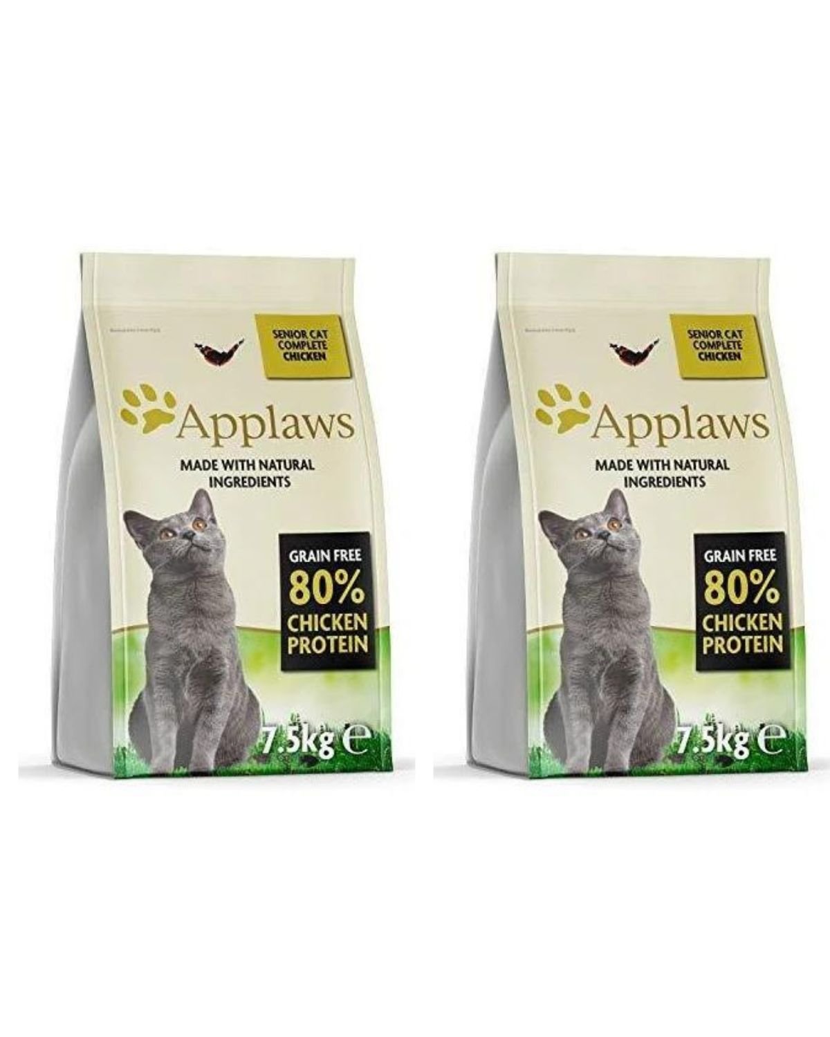 Applaws - 2 x Cat food - Senior - 7,5 kg - Kjæledyr og utstyr