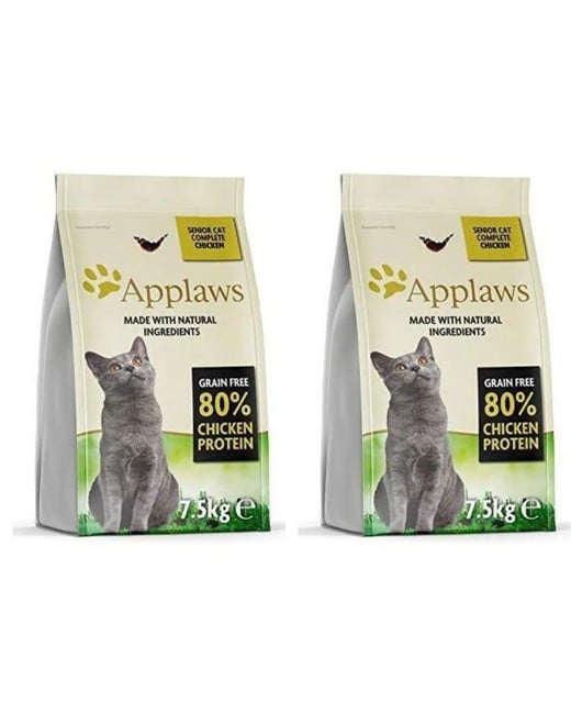 Applaws - 2 x Kattefoder - Senior - 7,5 kg