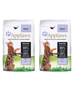 Applaws - 2 x Cat food - Chicken & Duck - 7,5 kg