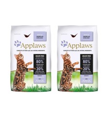 Applaws - 2 x Kattefoder - Kylling & And - 7,5 kg