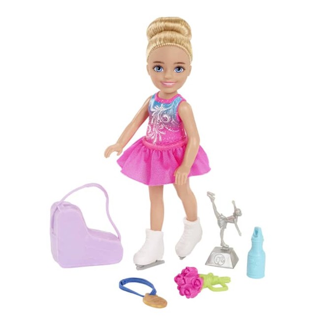 Barbie - Chelsea Carrer Doll - Ice Skater  (HCK68)