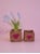 Rice - Square Raffia Storage Small and Large TEA with Red Heart thumbnail-2