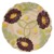 Rice - Ceramic Dinner Plate with Embossed Flower Design Soft Sand thumbnail-1