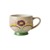 Rice - Ceramic Mug with Embossed Flower Design - Soft Sand thumbnail-1